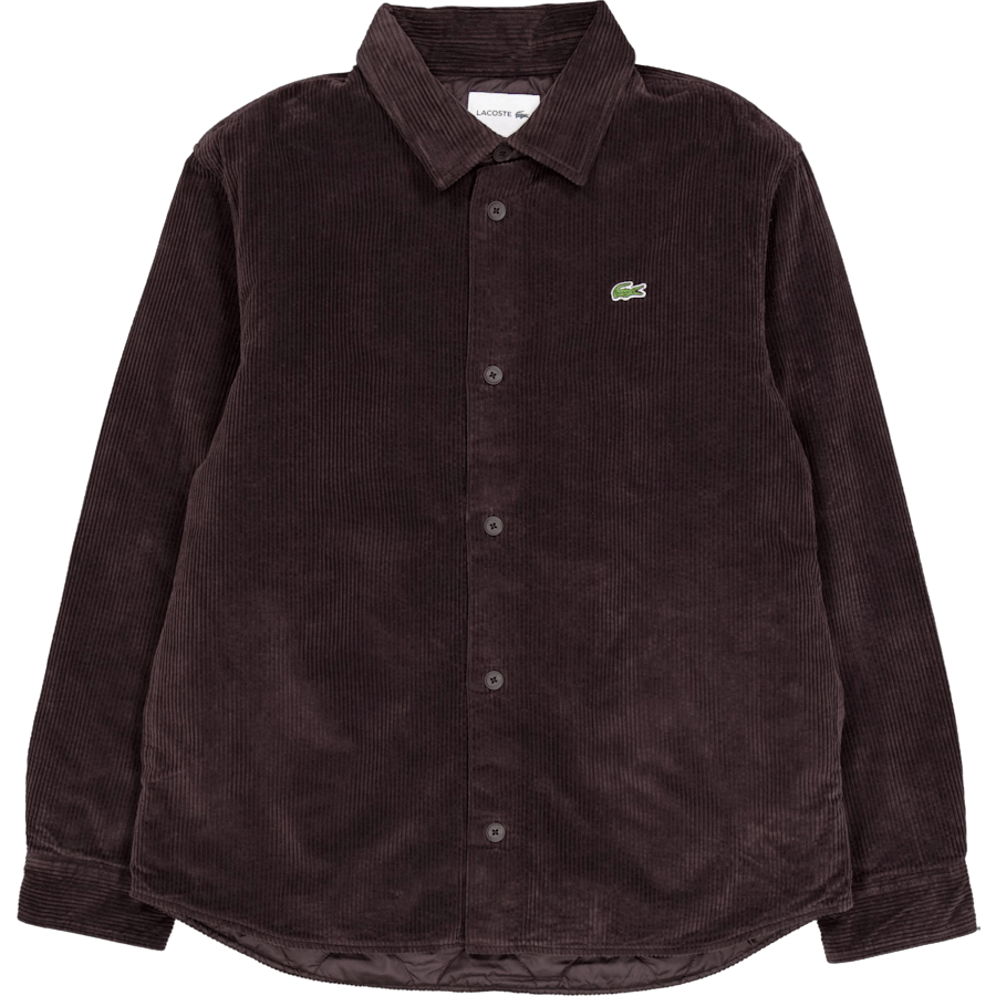Oversized Corduroy Overshirt Brown Skb