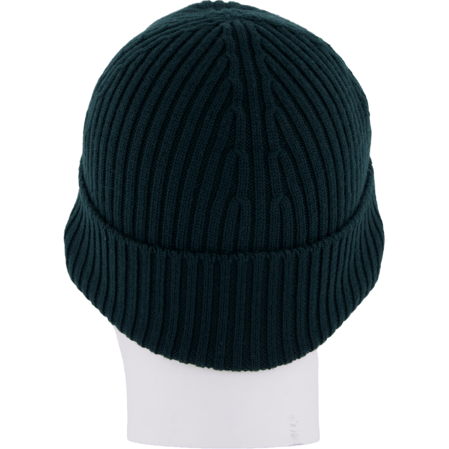 Rib Knit Brushed Wool Beanie Sinople Green Yzp