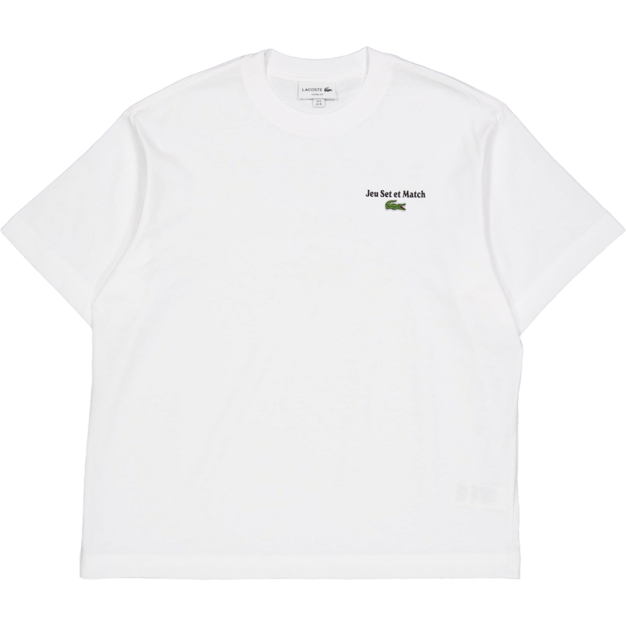 Loose Fit Heavy Jersey Printed White 001