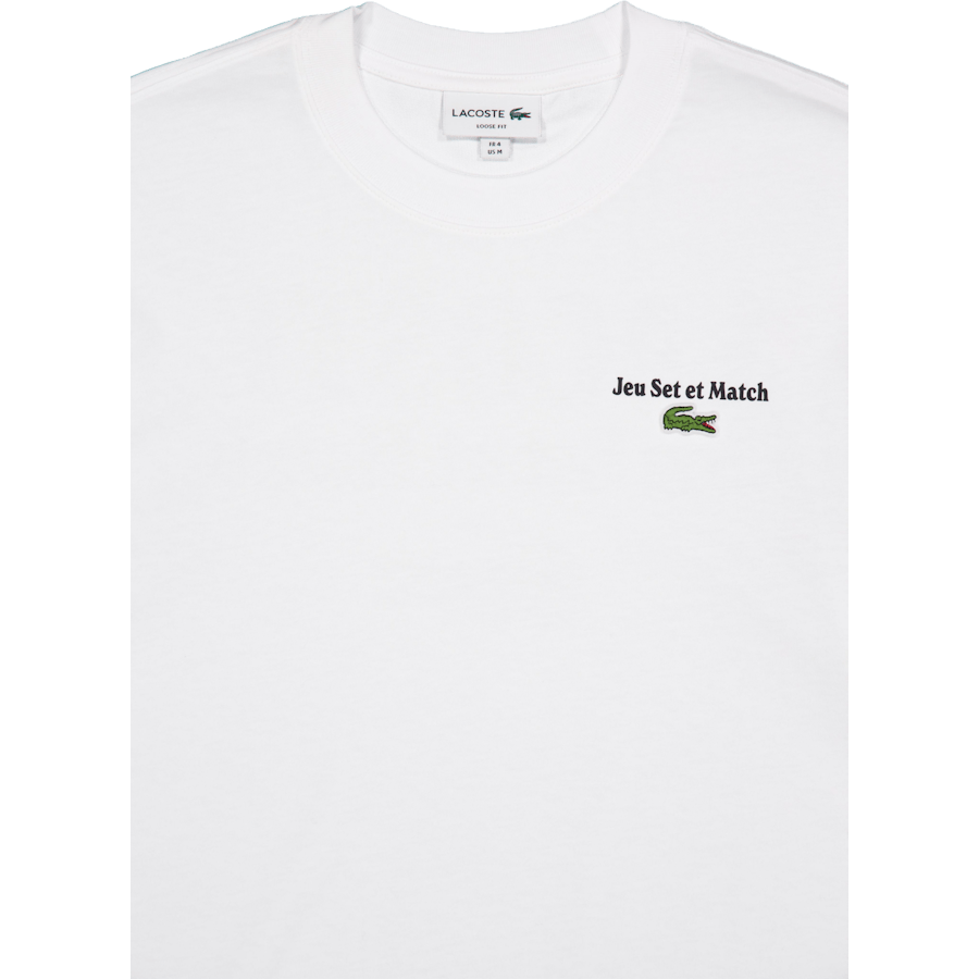 Loose Fit Heavy Jersey Printed White 001