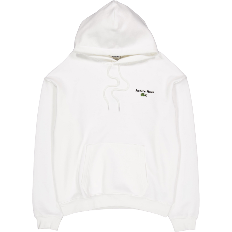 Multi Print Fleece Hoodie Flour