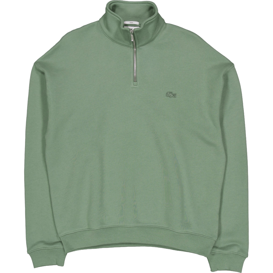 Heavy Fleece Zipper Neck Sweat Thyme