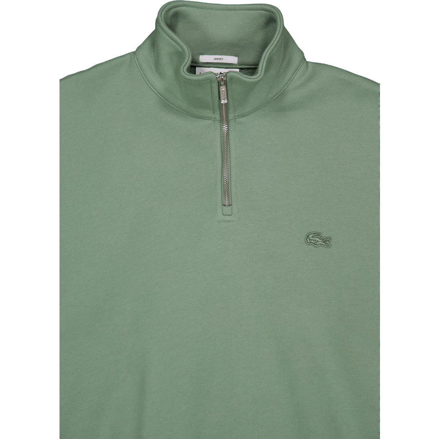 Heavy Fleece Zipper Neck Sweat Thyme