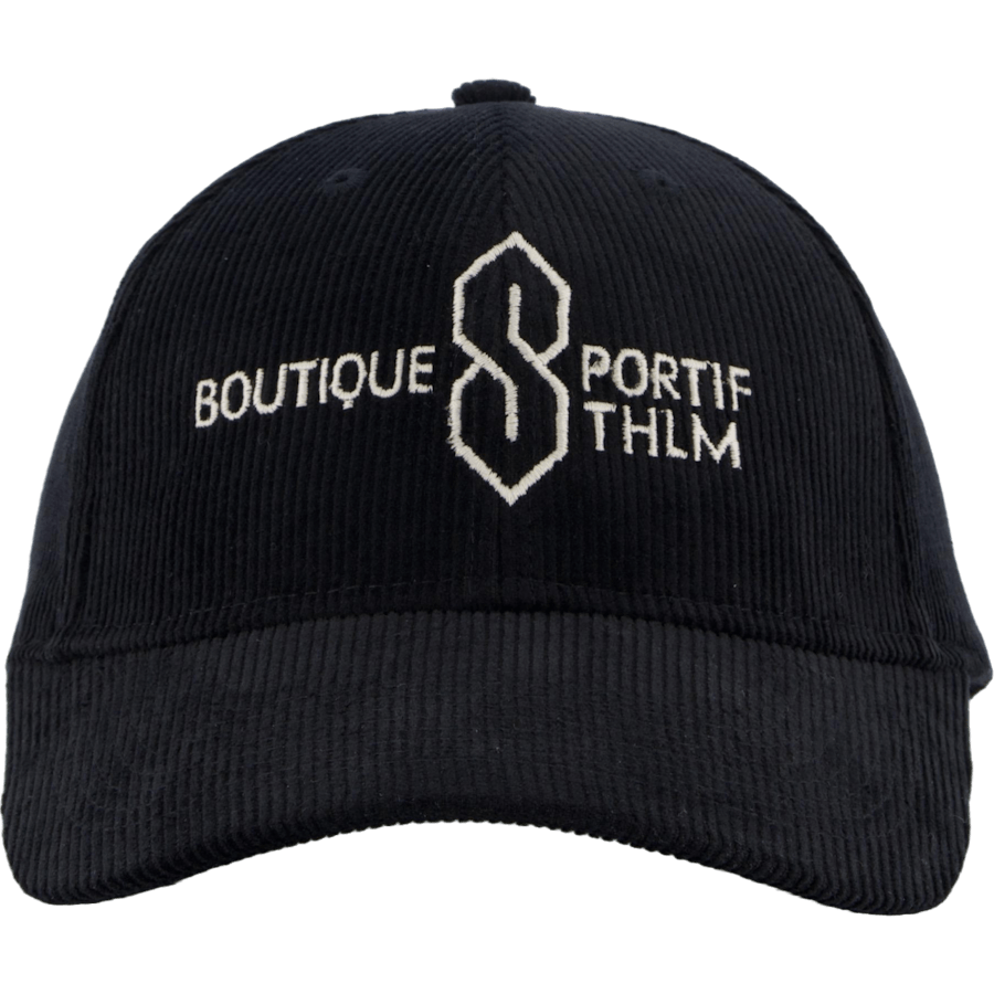 Mona S Corderoy Snapback Black