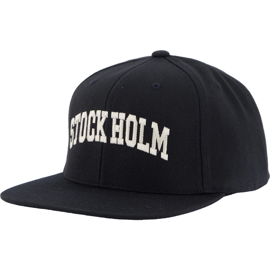 Stock Holm Classic Snapback Black/cream