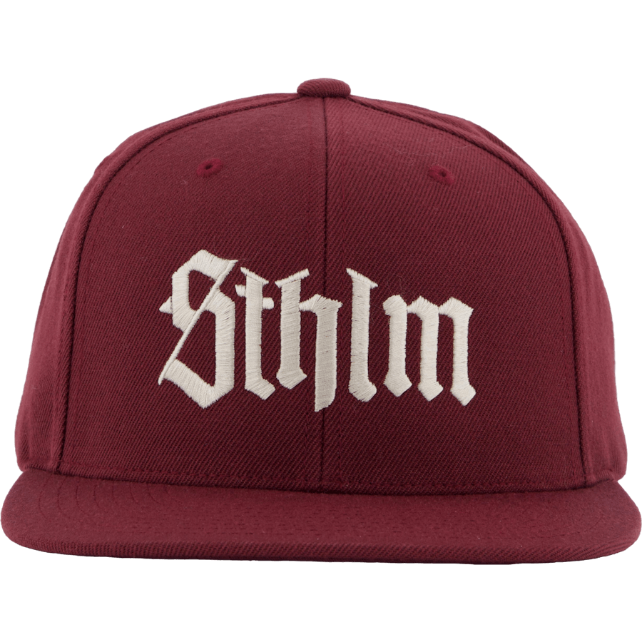 Sthlm Classic Snapback Burgundy/cream