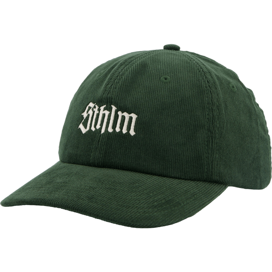 Sthlm Corderoy Dudecap Green/cream