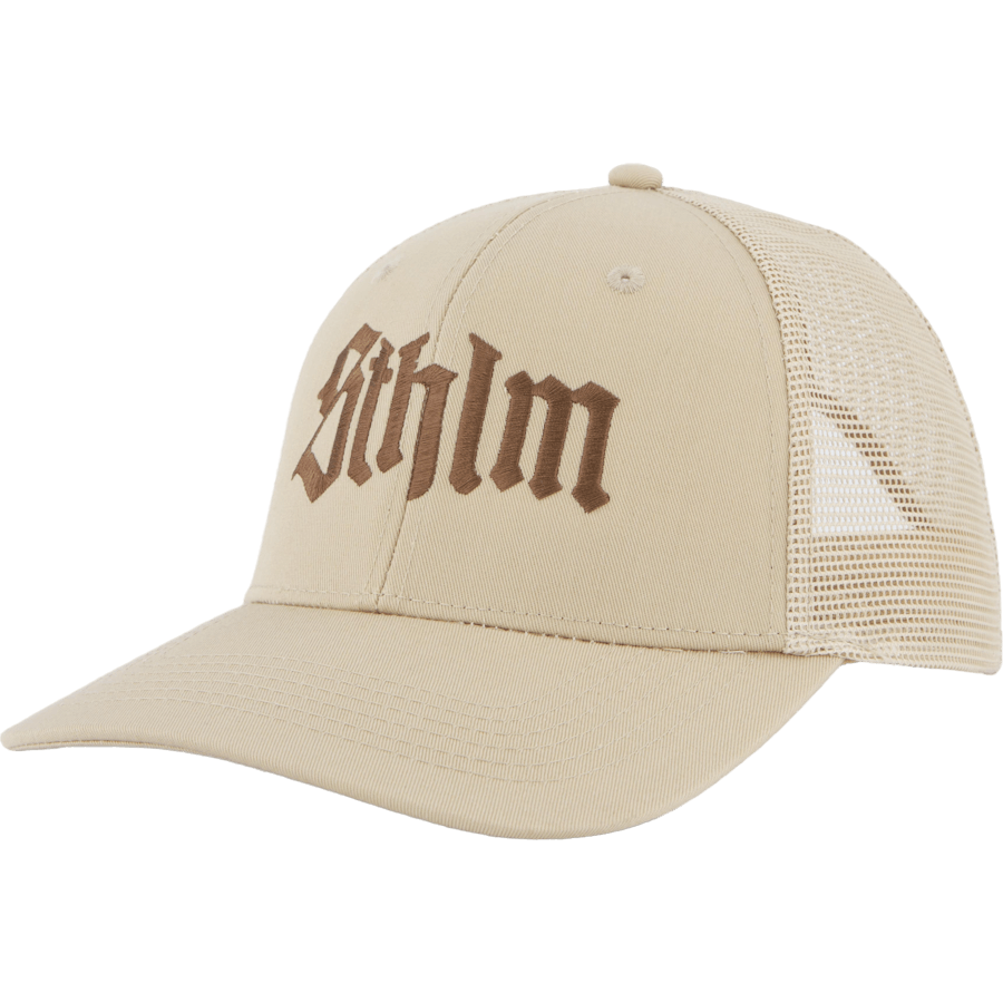 Sthlm Classic 6 Panel Trucker  Sand/brown