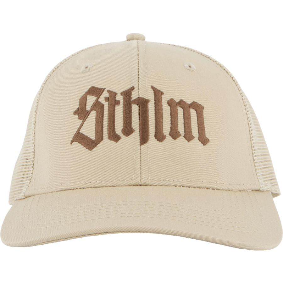 Sthlm Classic 6 Panel Trucker  Sand/brown