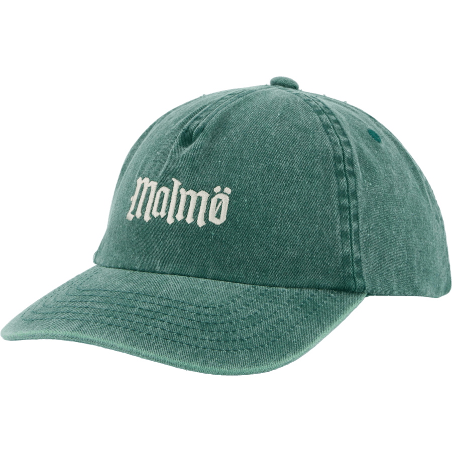 Malmö 5 Panel Cap Bottle Green / Cream