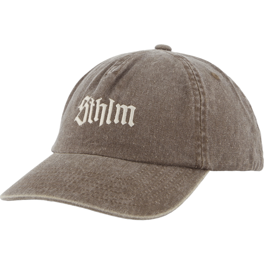 Sthlm 5 Panel Cap Brown / Cream