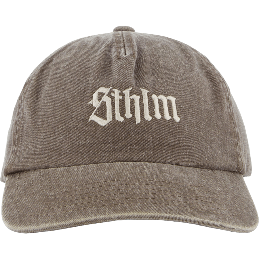 Sthlm 5 Panel Cap Brown / Cream