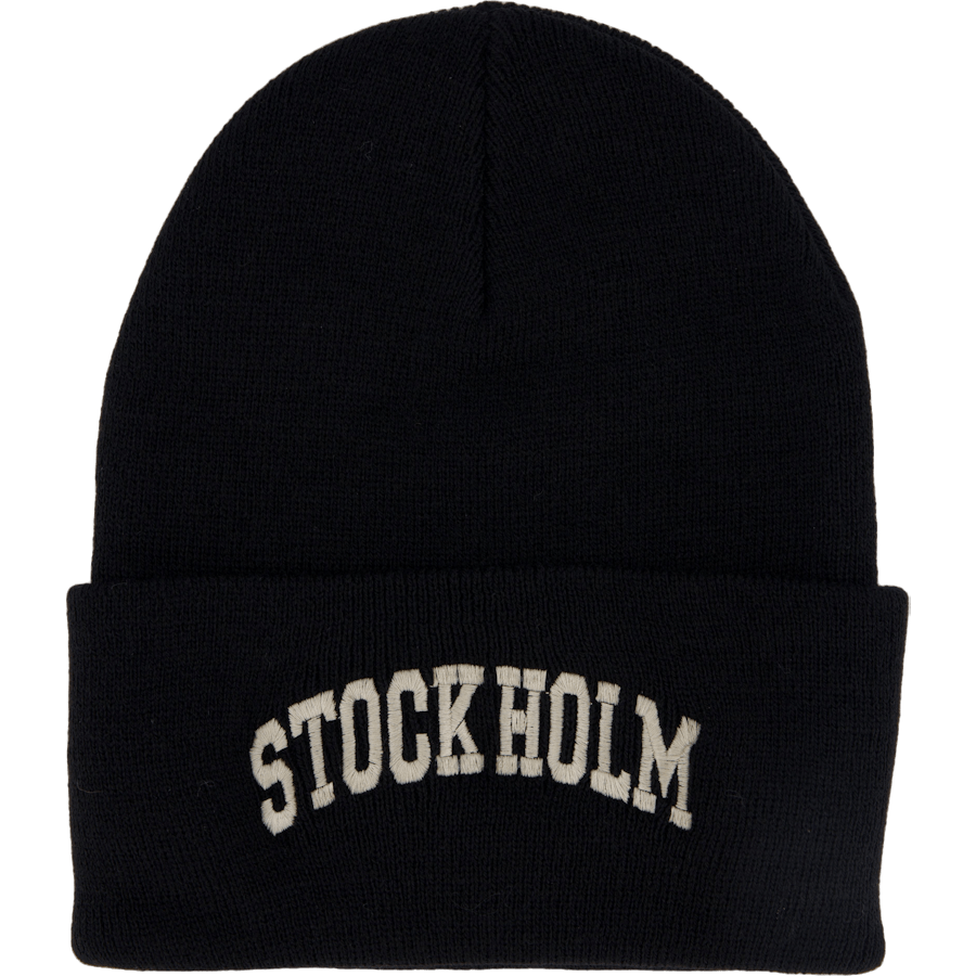 Stock Holm Workwear Beanie Black/cream