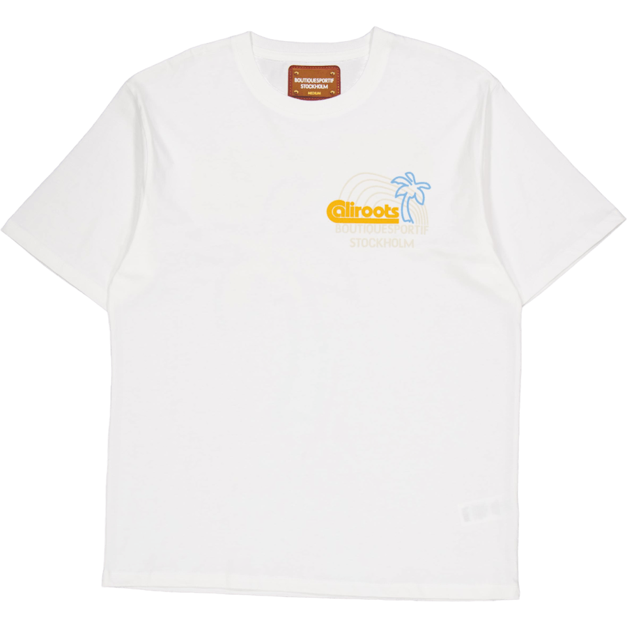 X Caliroots Palm Combo T-shirt White