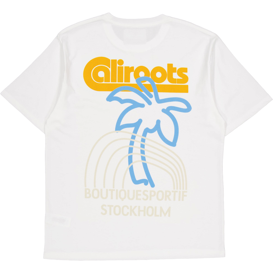 X Caliroots Palm Combo T-shirt White
