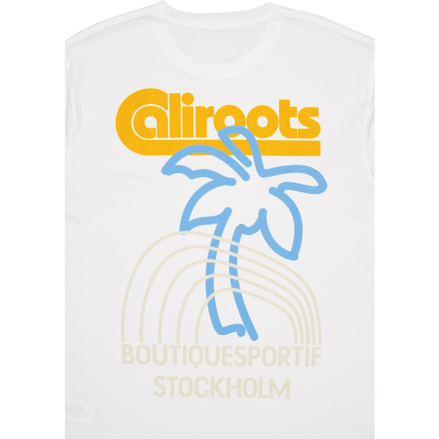 X Caliroots Palm Combo T-shirt White