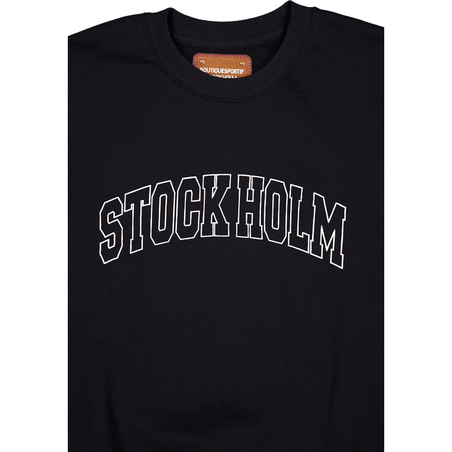 Stock Holm Crewneck Black