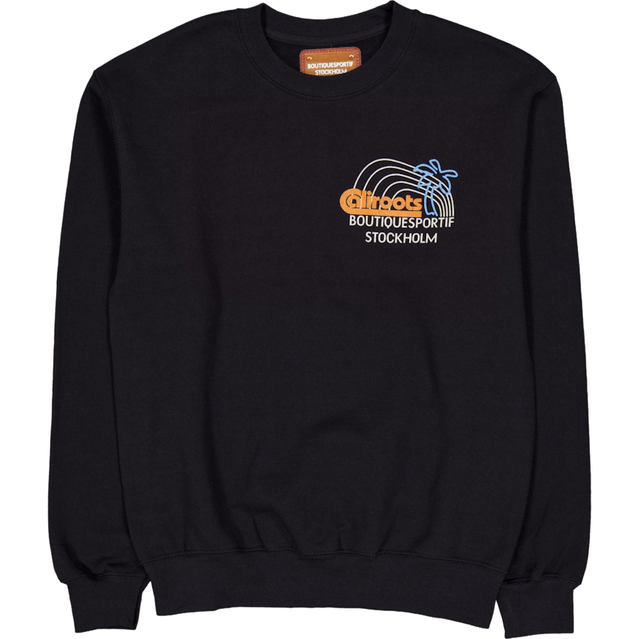X Caliroots Palm Combo Crewnec Black