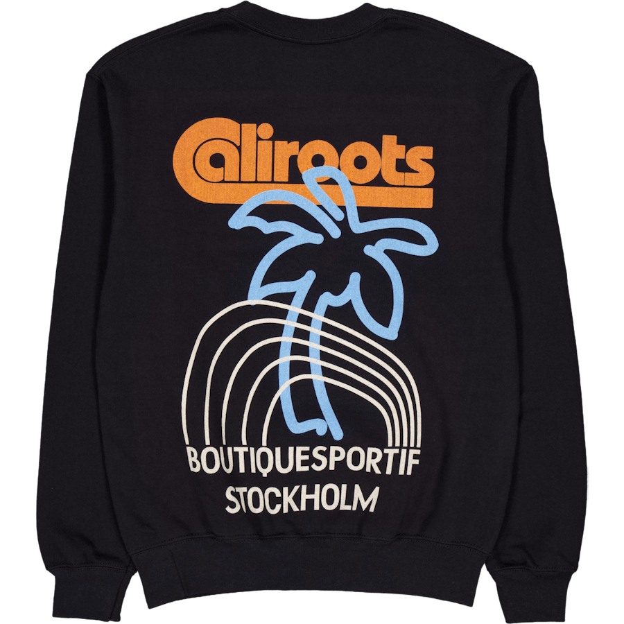 X Caliroots Palm Combo Crewnec Black