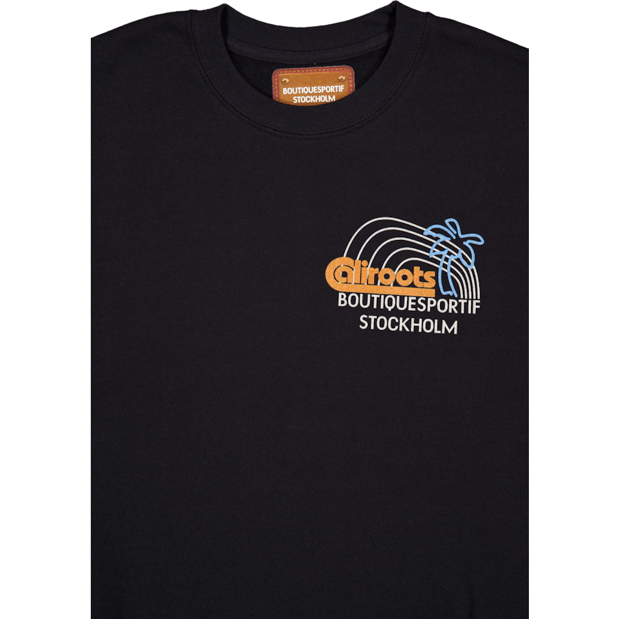 X Caliroots Palm Combo Crewnec Black