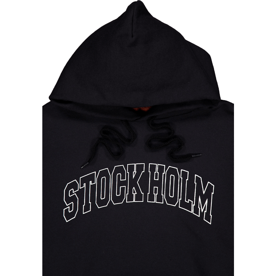 Stock Holm Hoodie Black