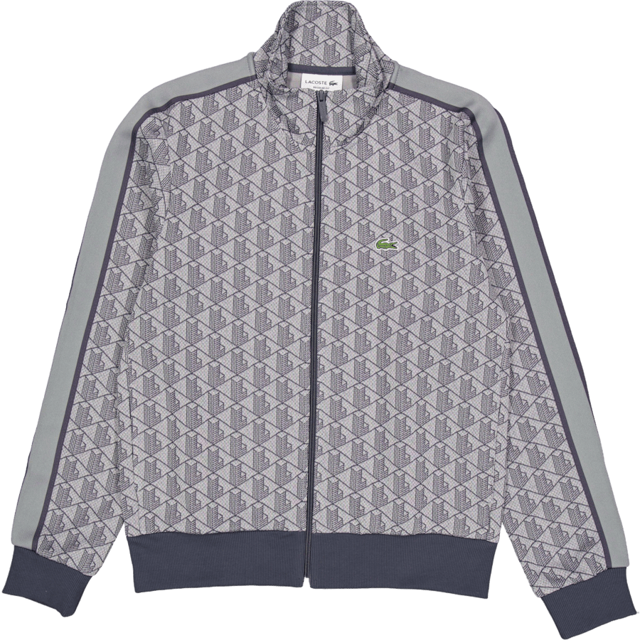 Paris Zip-up Jacquard Track Ja Calluna/graphite