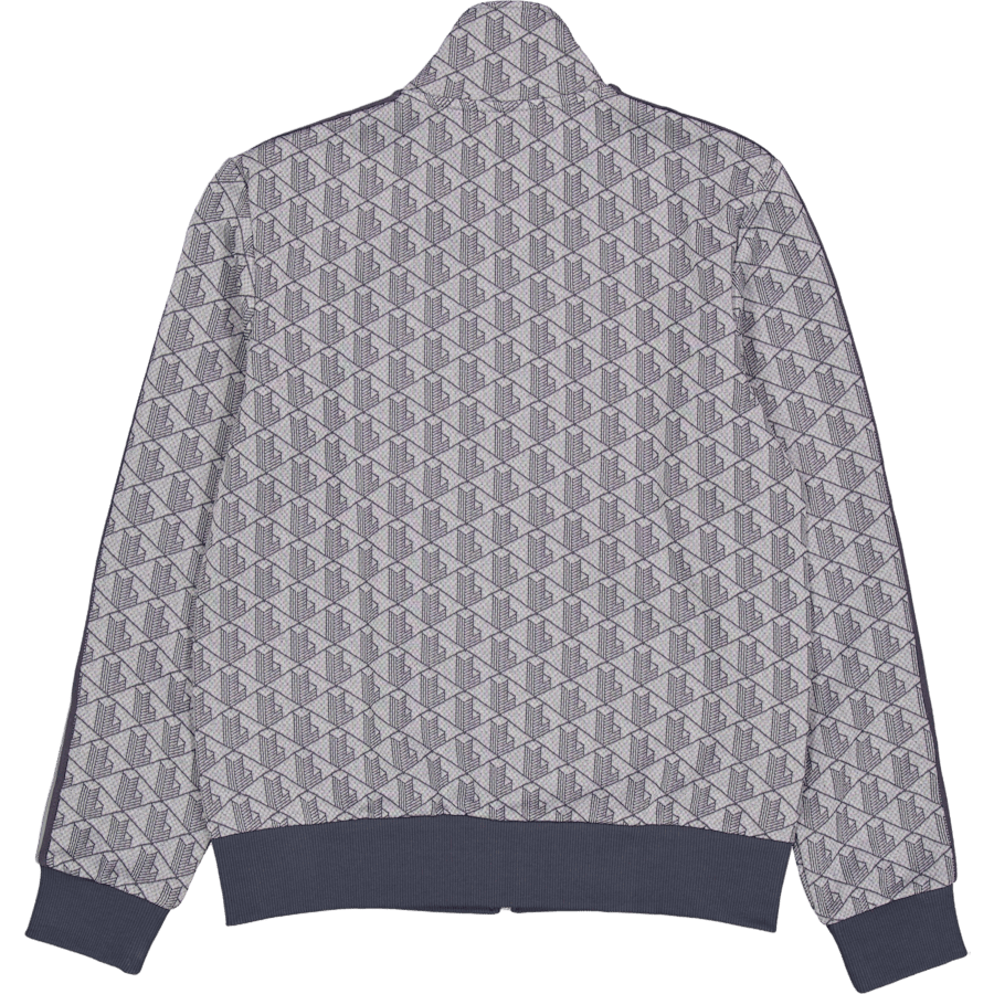 Paris Zip-up Jacquard Track Ja Calluna/graphite