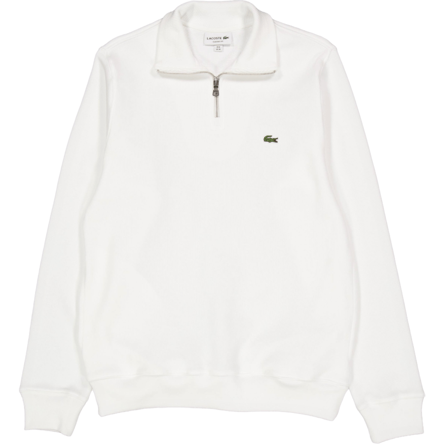 Zip-up High Neck Interlock Swe Flour