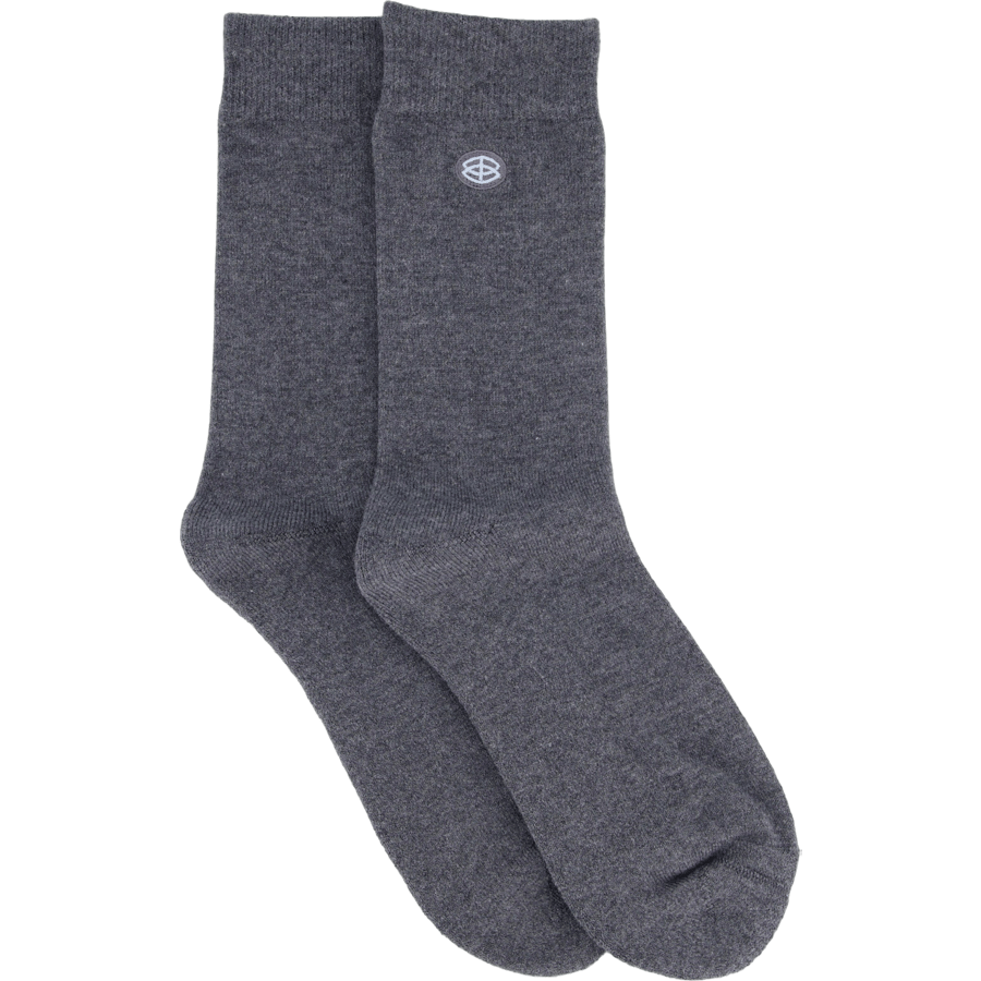 Merino Wool-Sock & Bamboo 1-Pair (38-45) Grey