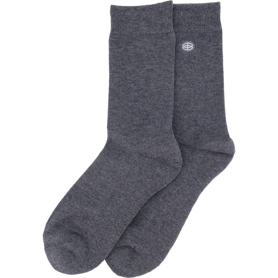 Merino Wool-Sock & Bamboo 1-Pair (38-45) Grey