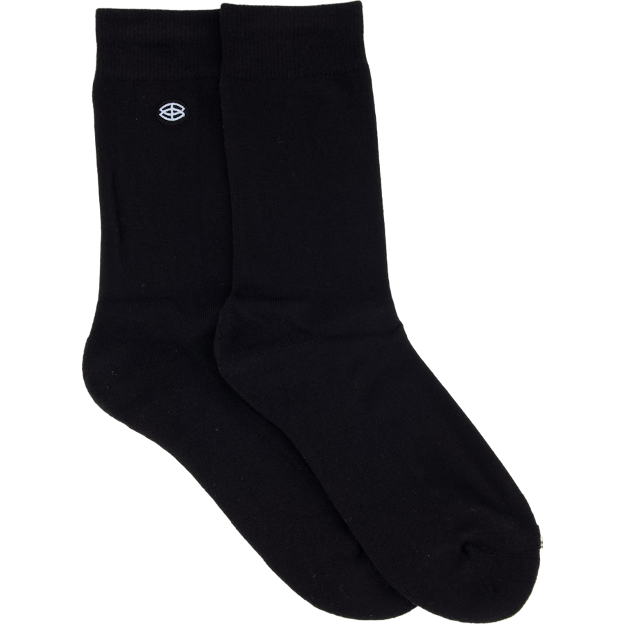 Merino Wool-Sock & Bamboo 1-Pair (38-45) Black