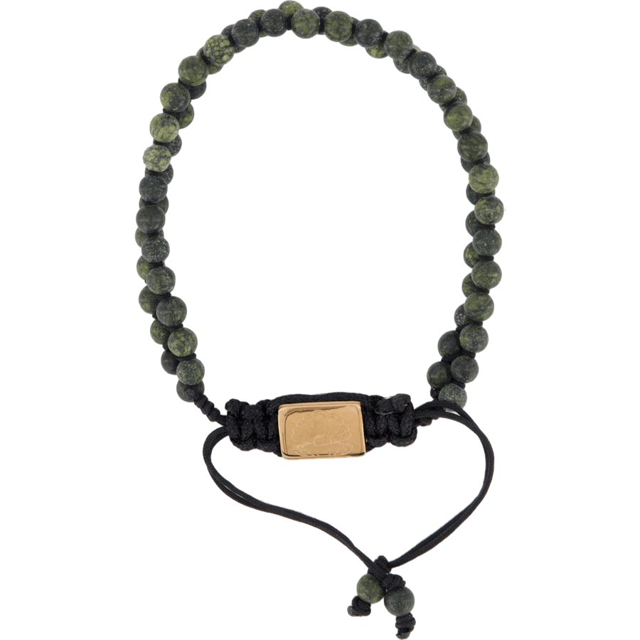 Doub Bead Bracelet Green