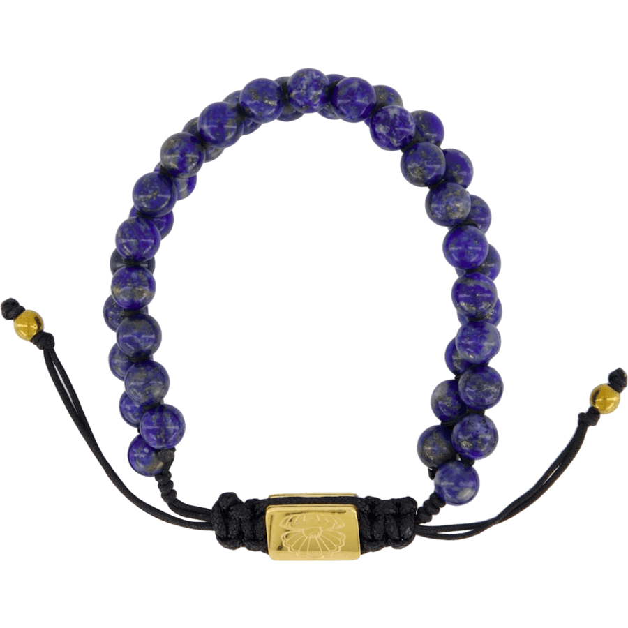 Doub Bead Bracelet Blue
