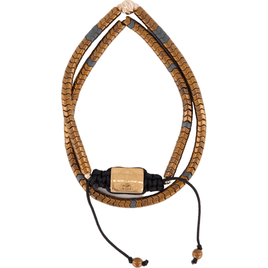 Flaweave Wrap Bracelet Brown