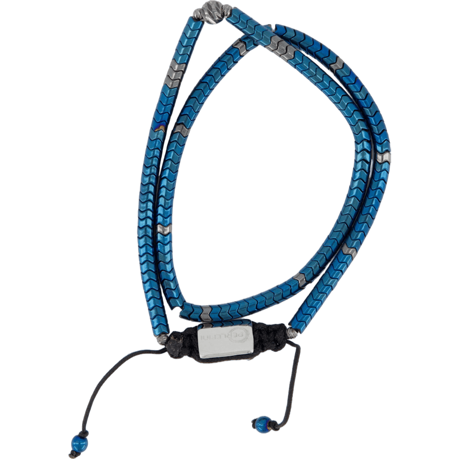 Flaweave Wrap Bracelet Blue