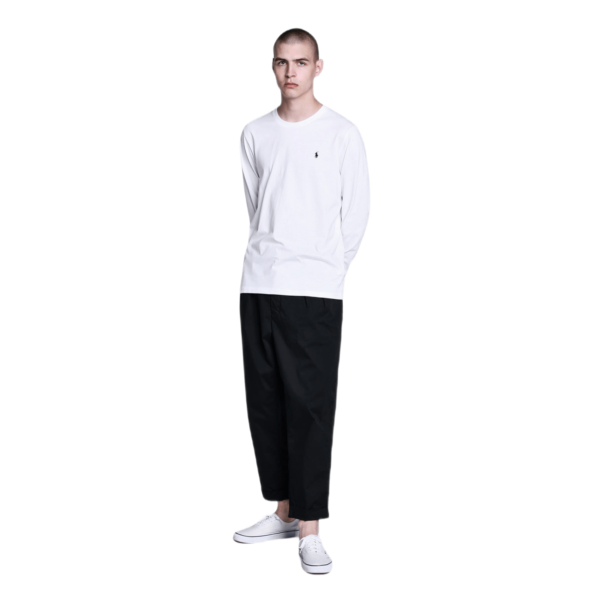 Long Sleeve Sleep Top White