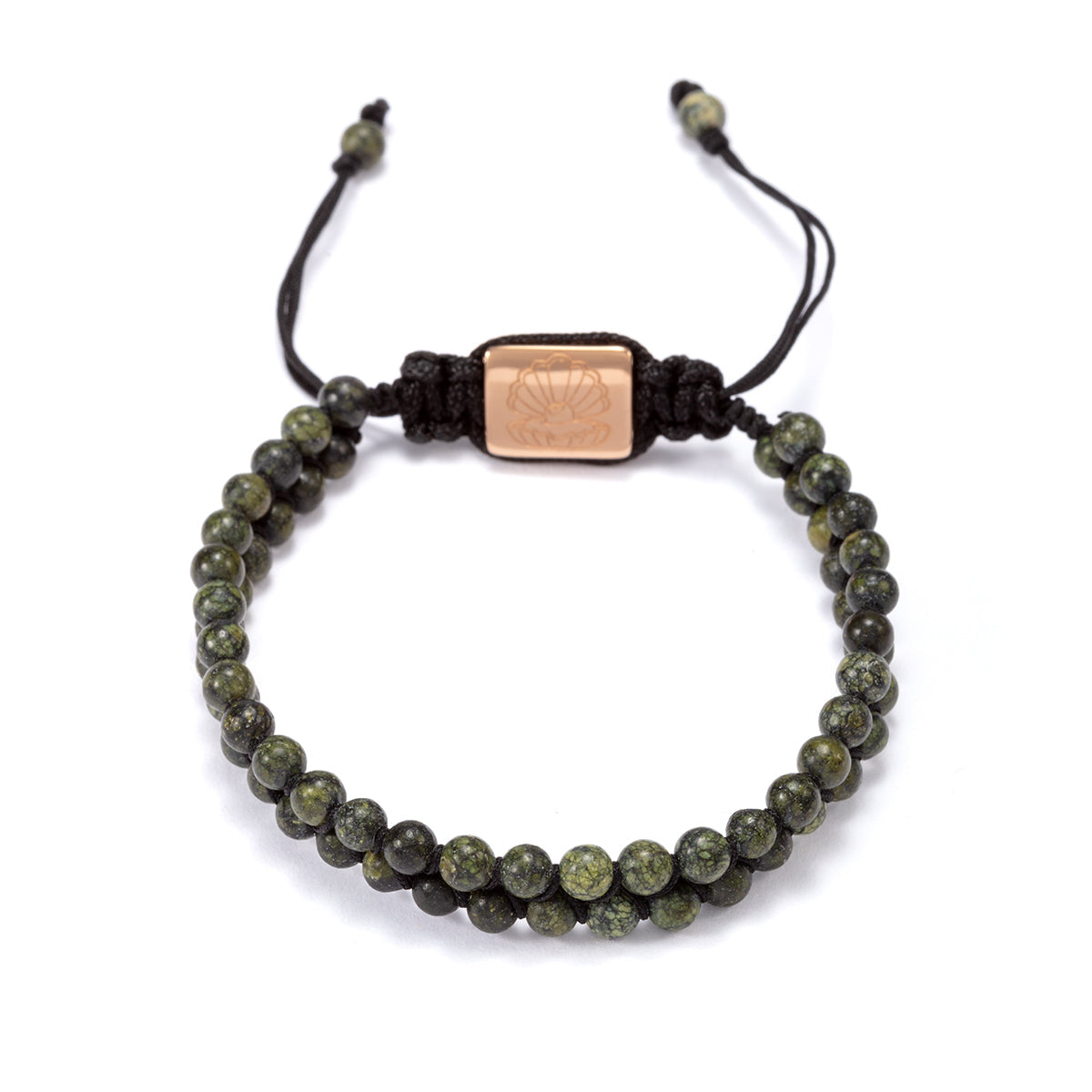 Doub Bead Bracelet Green