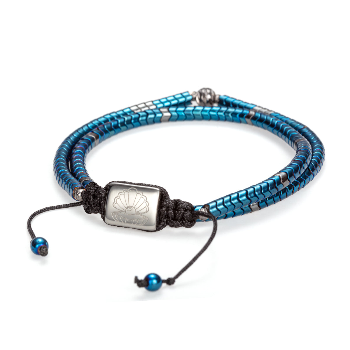 Flaweave Wrap Bracelet Blue