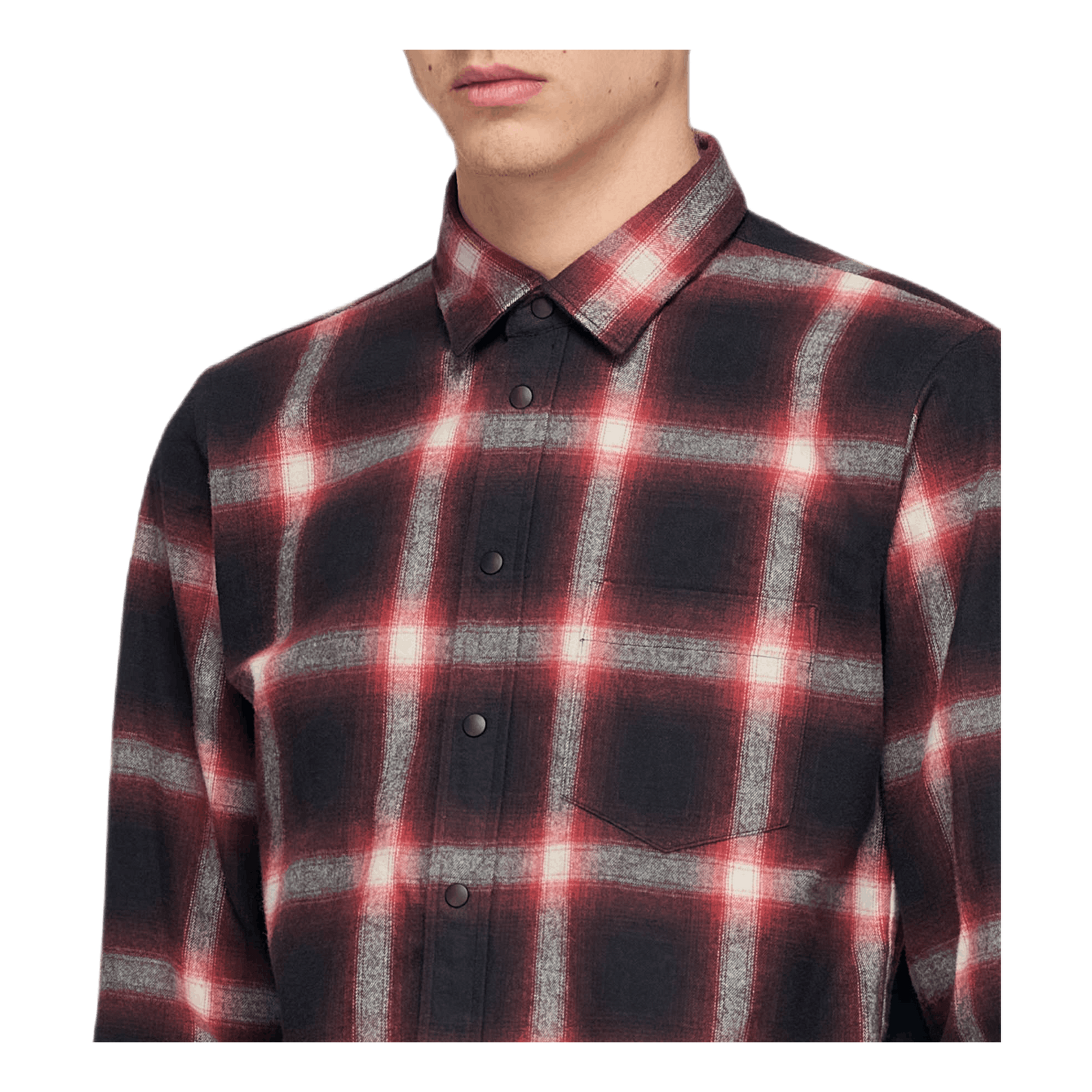 Sleeze Zip Shirt Red