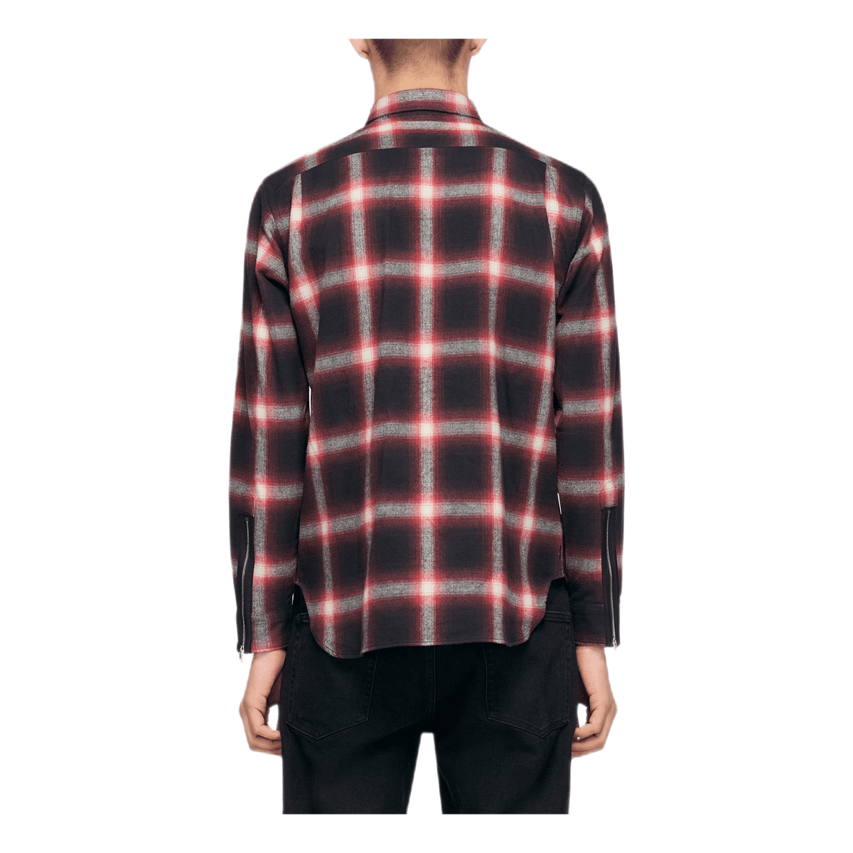 Sleeze Zip Shirt Red