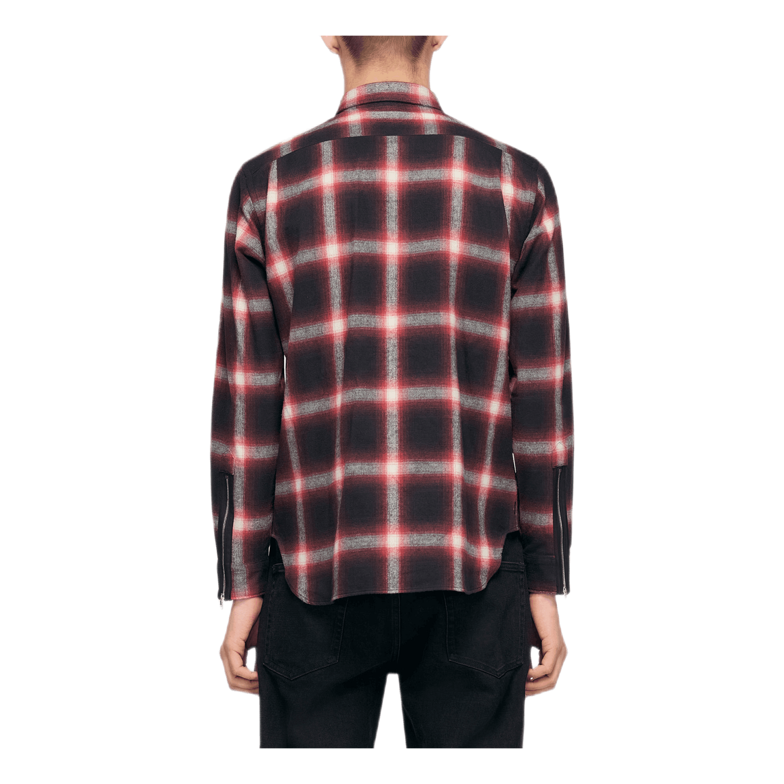 Sleeze Zip Shirt Red