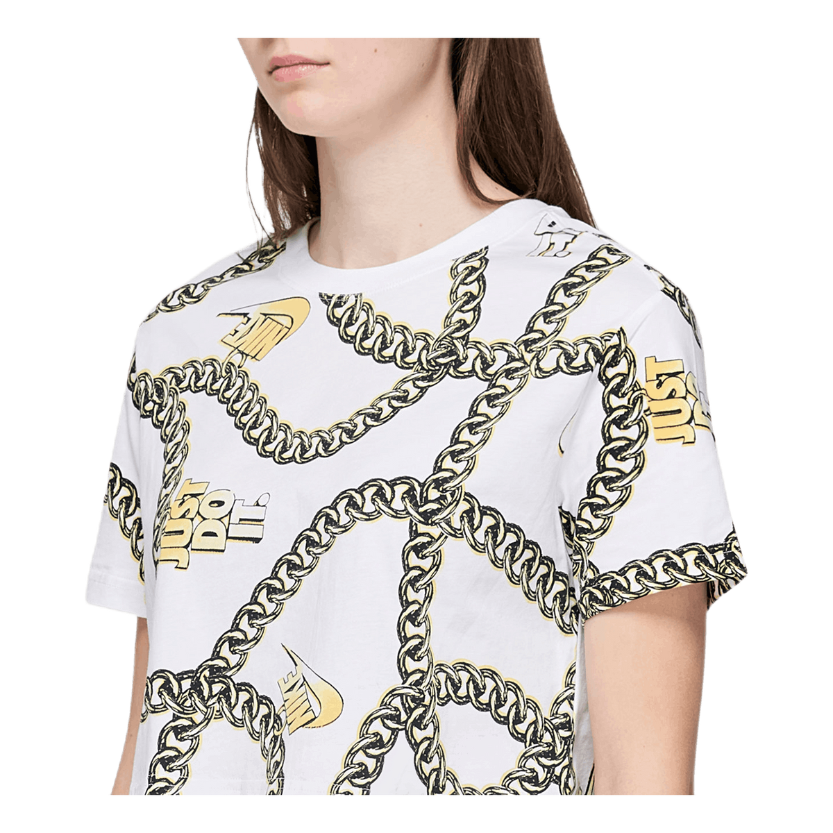 W Cropped T-shirt White