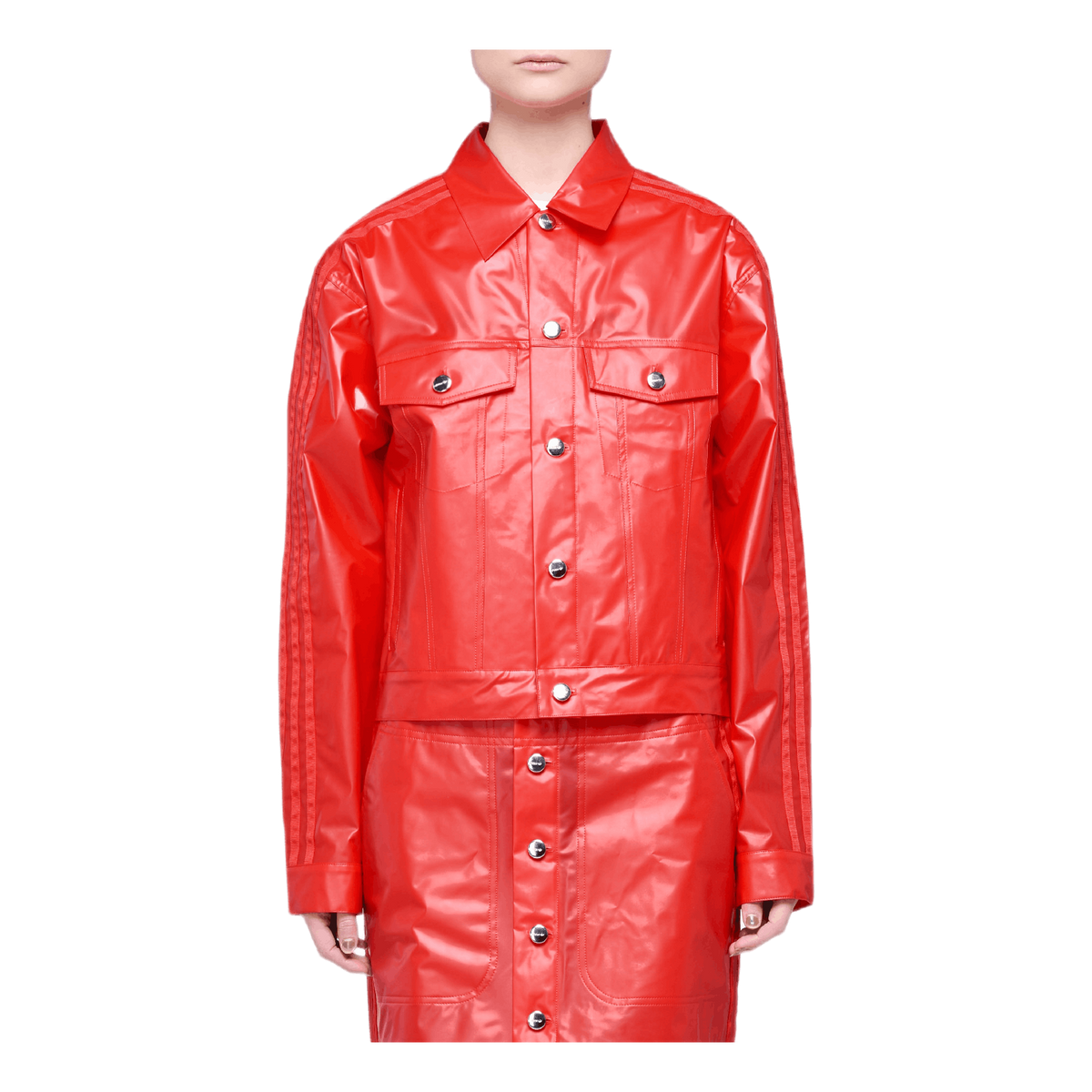 X Fiorucci Kiss Jacket Red