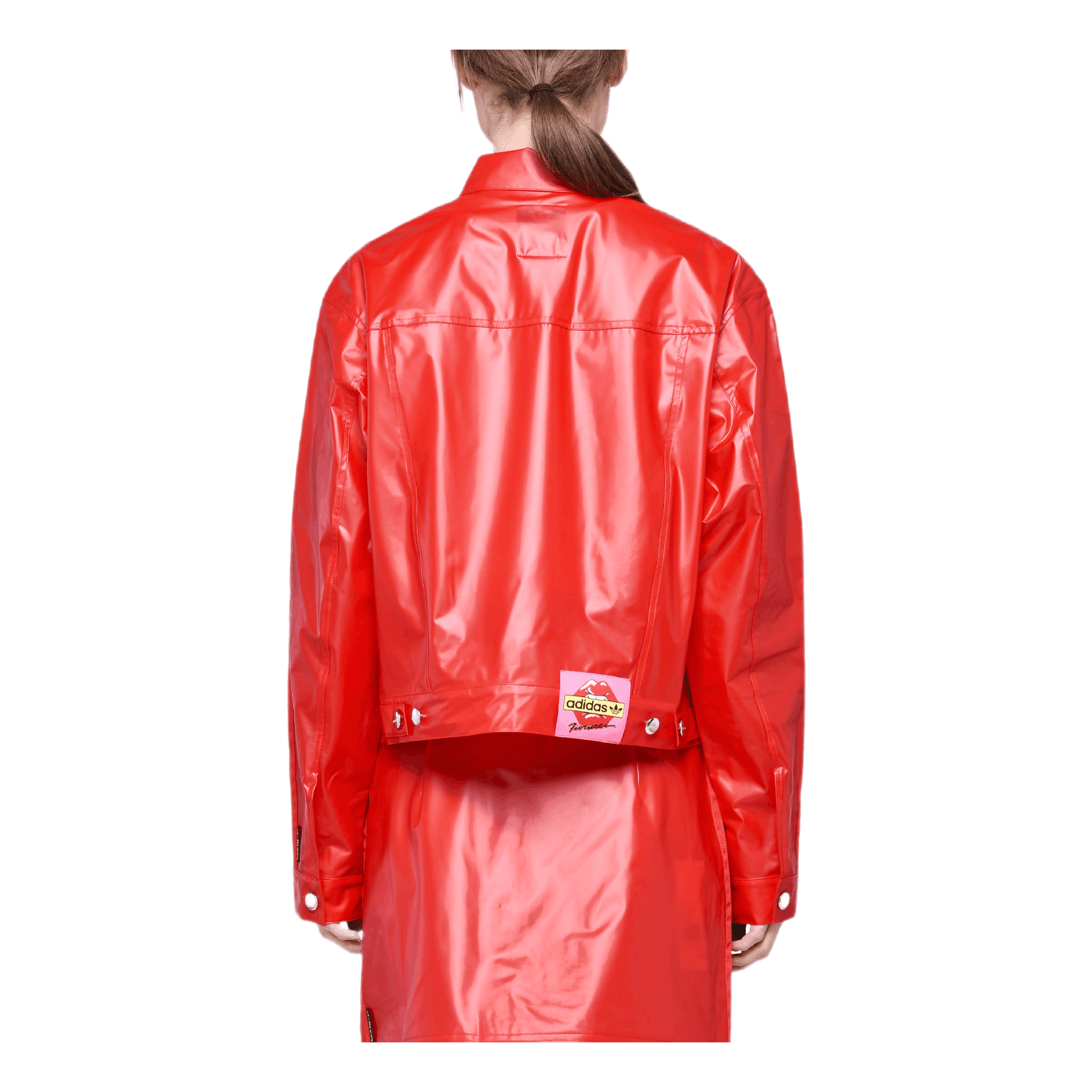 X Fiorucci Kiss Jacket Red