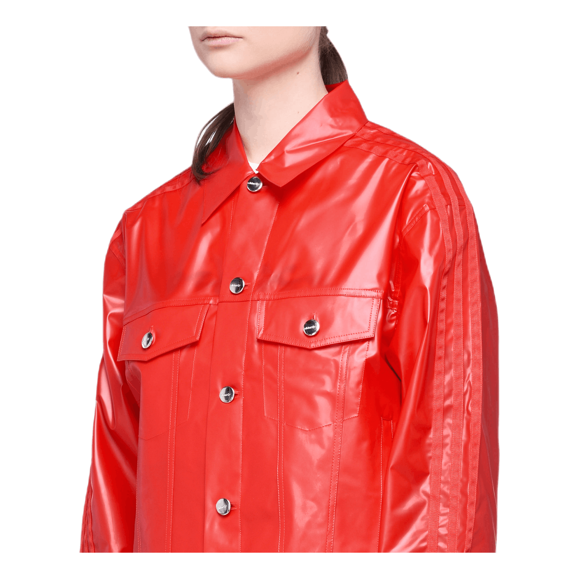 X Fiorucci Kiss Jacket Red