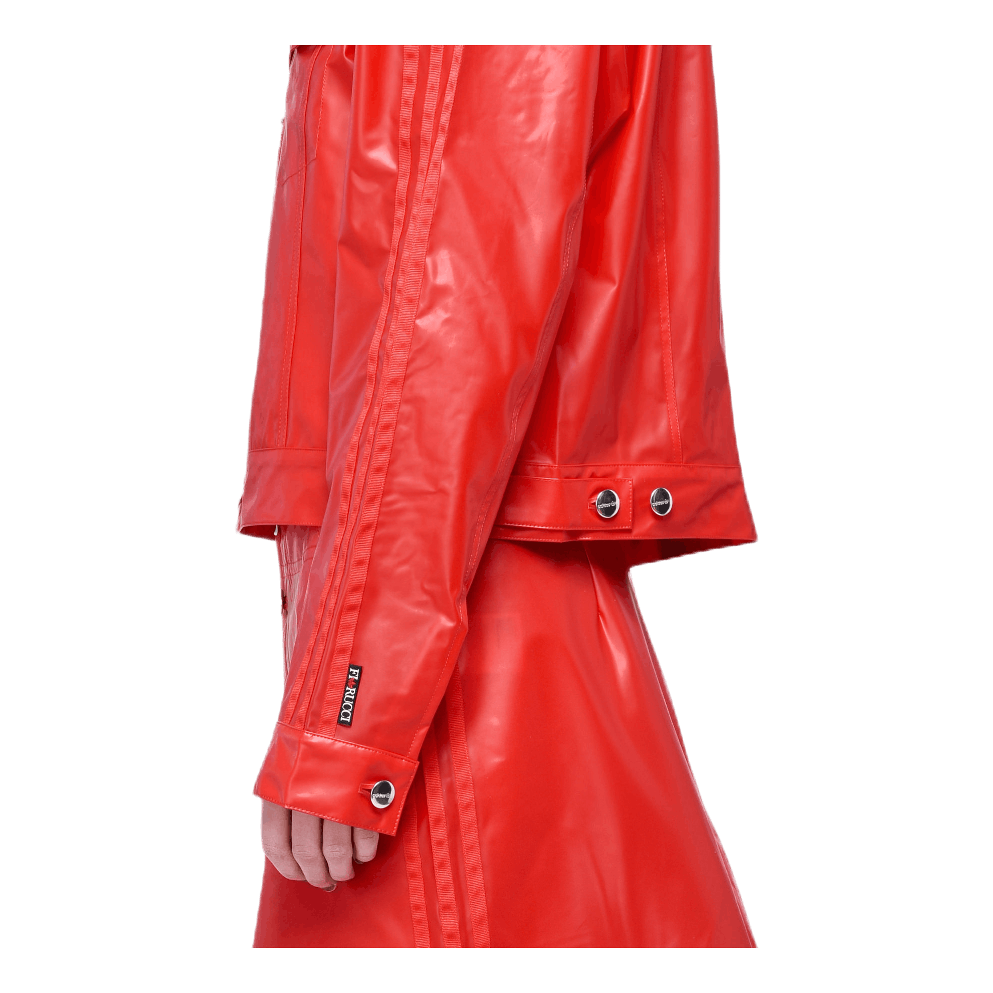 X Fiorucci Kiss Jacket Red