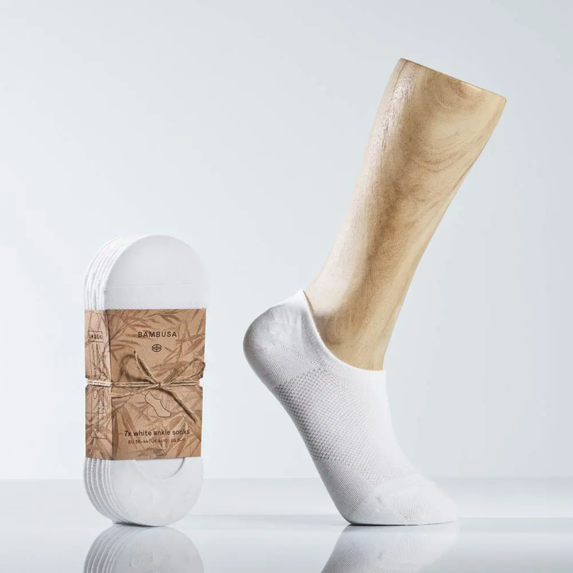 Ankel Socks 7-Pack Bamboo (36-44) White