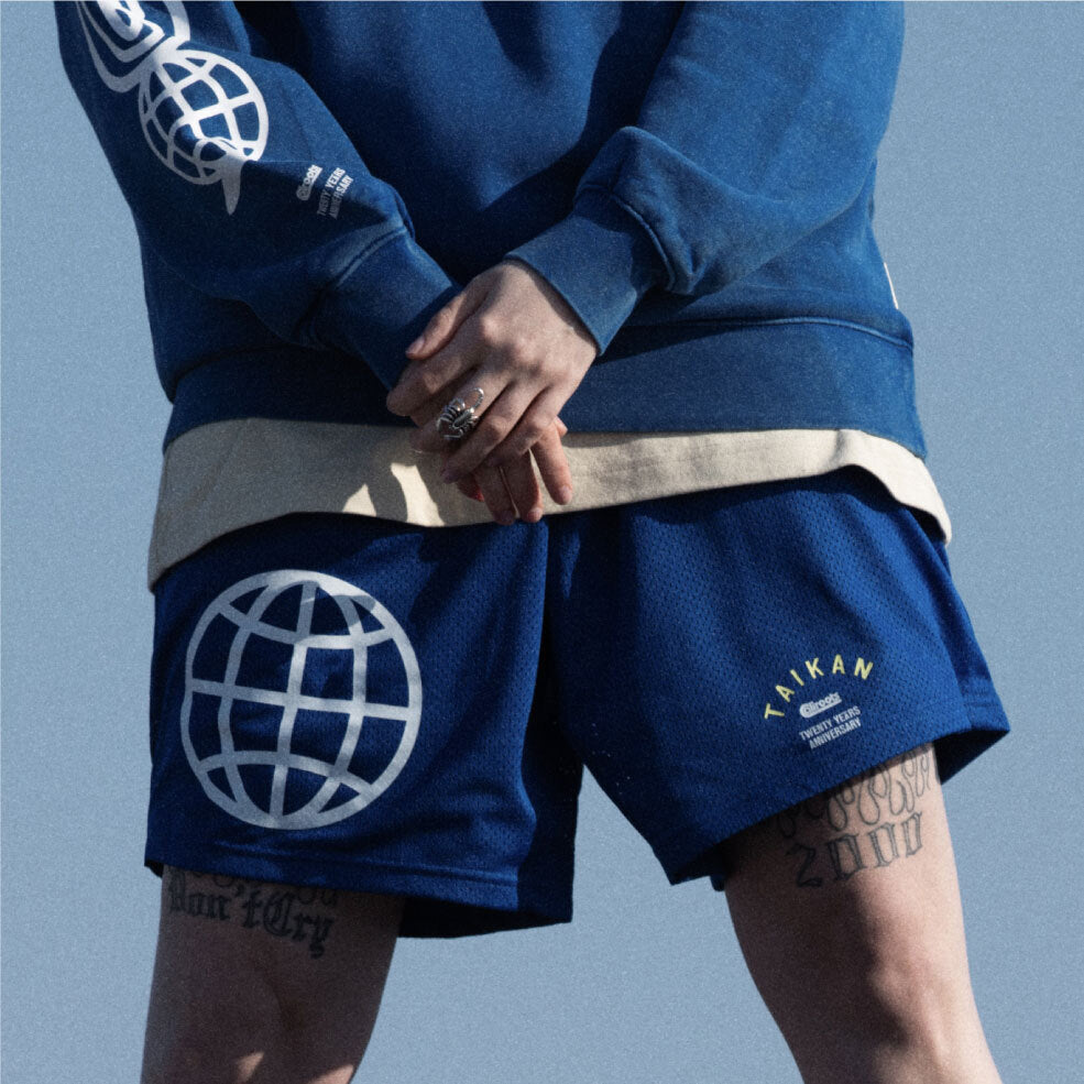 Taikan X Cali Xx Mesh Shorts Royal Blue
