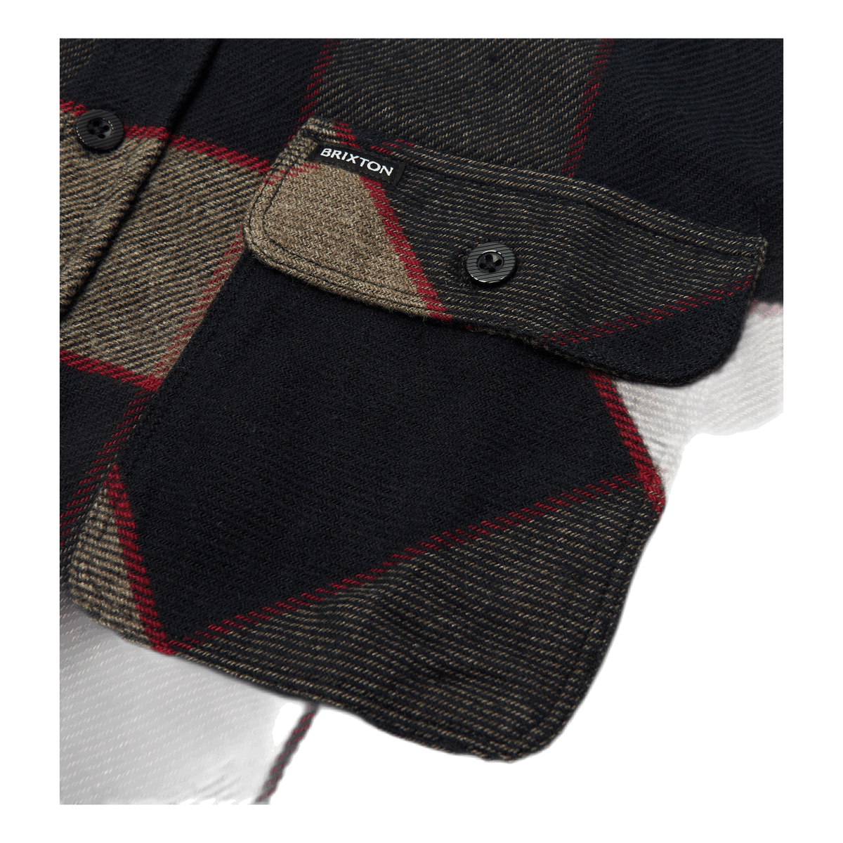 Bowery L/s Flannel Heather Grey/charcoal