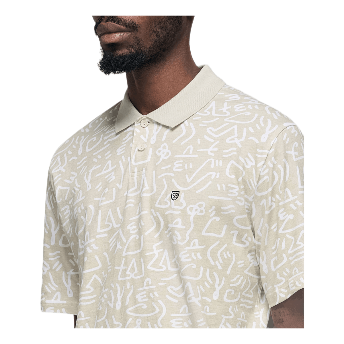 Rue Short Sleeve Polo Gray